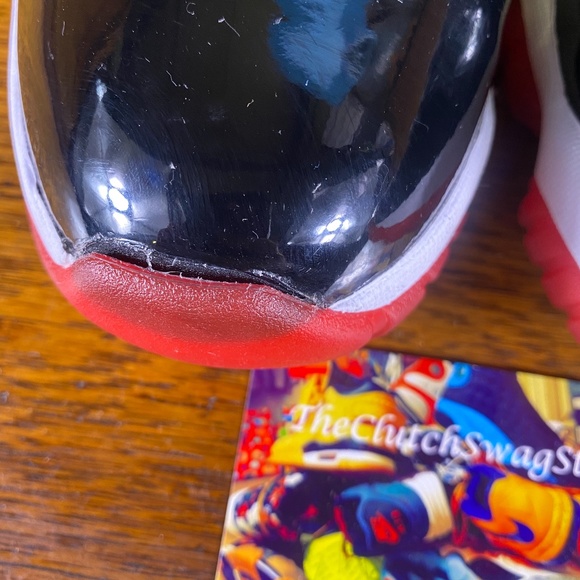 🔥💯Nike Air Jordan 11 Retro Bred Mens Size 7.5 - Picture 4 of 9